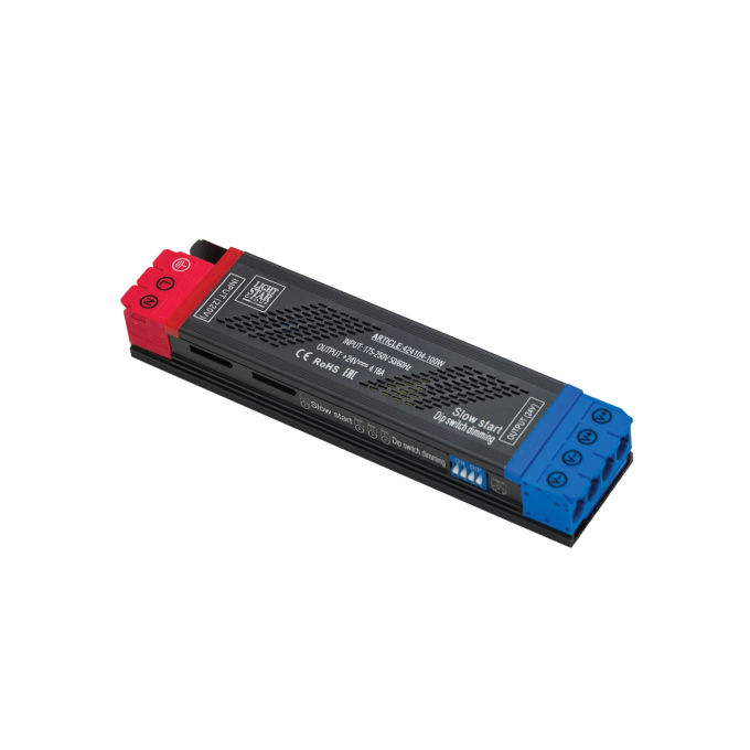 Блок питания 24V 100W LIGHTSTAR 424104 для светодиодной ленты с возможностью плавного пуска