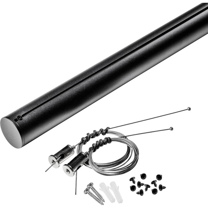 Штанга крепежная LIGHTSTAR NOVE 508927 2м д/тканевого трека д/светильников 208ххх черный